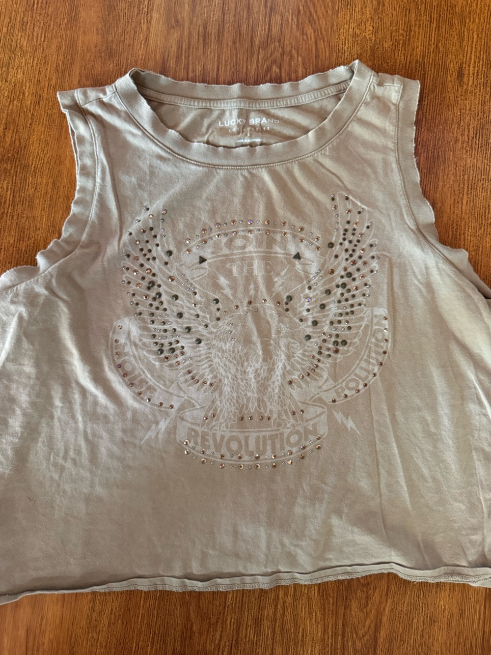 Lucky brand “join the Revolution” tank